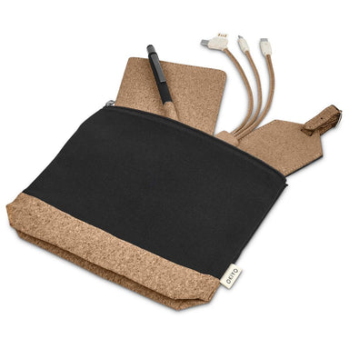 Ryoko Cork Gift Set BLACK - Travel Gifts,Travel Accessories,Sets,Combo Sets