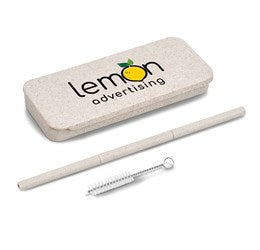 Okiyo Saiko Wheat Straw Straw Set-Natural-NT