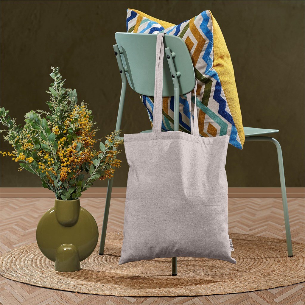 Sakiori Recycled Cotton Shopper GREY - Eco-Friendly Bags,Shoppers and Totes,Cotton Products,Bags,Recycled Bags