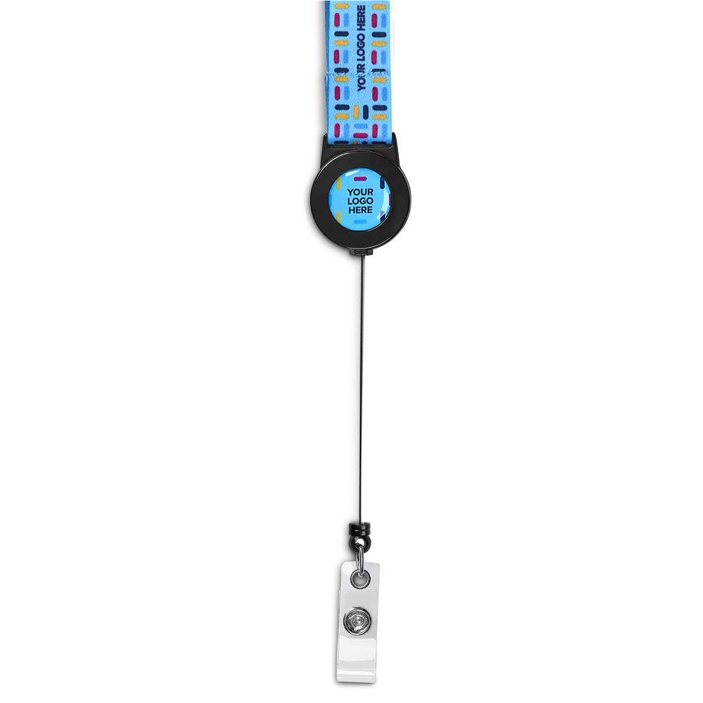Sample Retractable Badge Reel Single-Sided Sublimation Satin Lanyard - Selling Tools,Lanyards