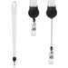 Sample Retractable Badge Reel Single-Sided Sublimation Satin Lanyard - Selling Tools,Lanyards