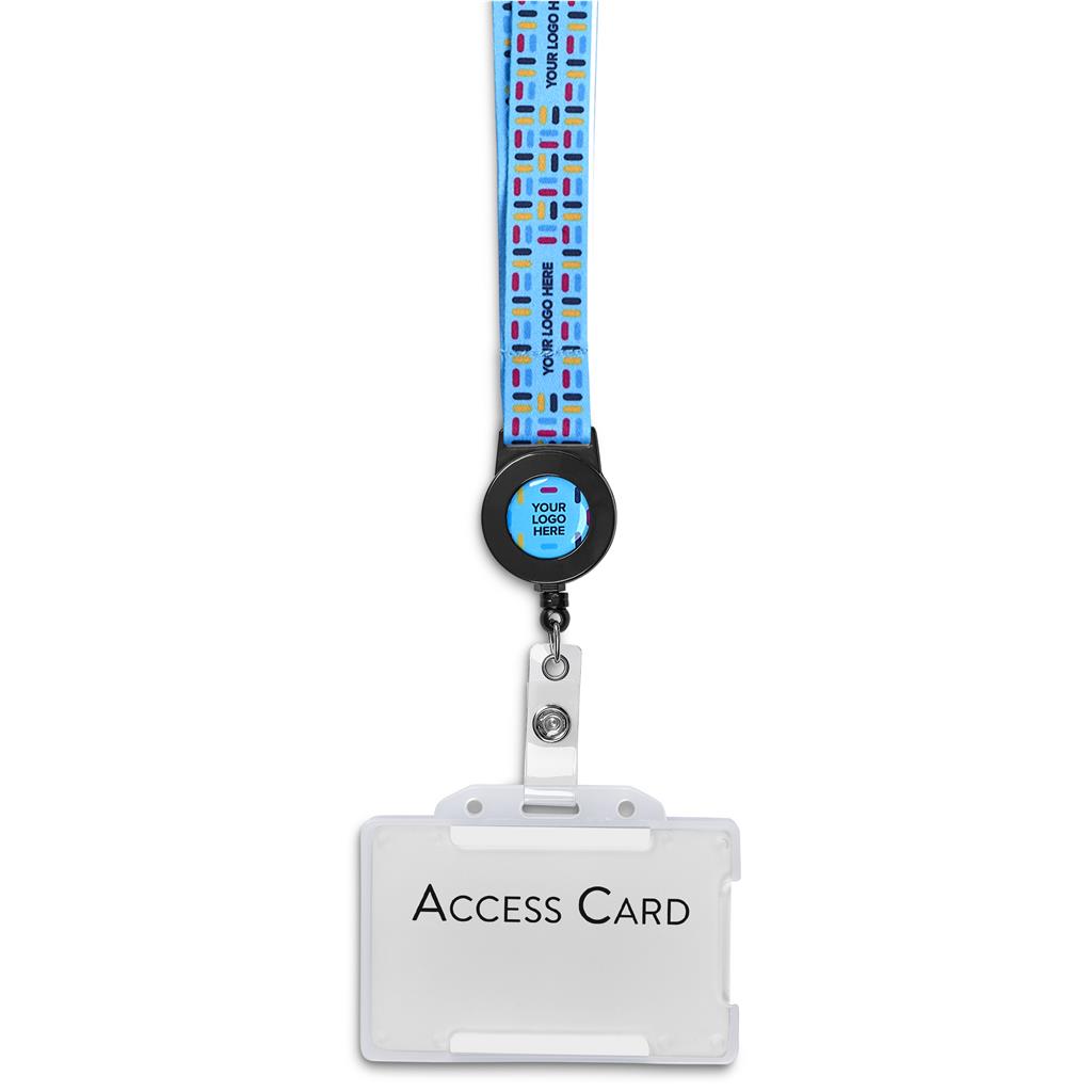 Sample Retractable Badge Reel Single-Sided Sublimation Satin Lanyard - Selling Tools,Lanyards