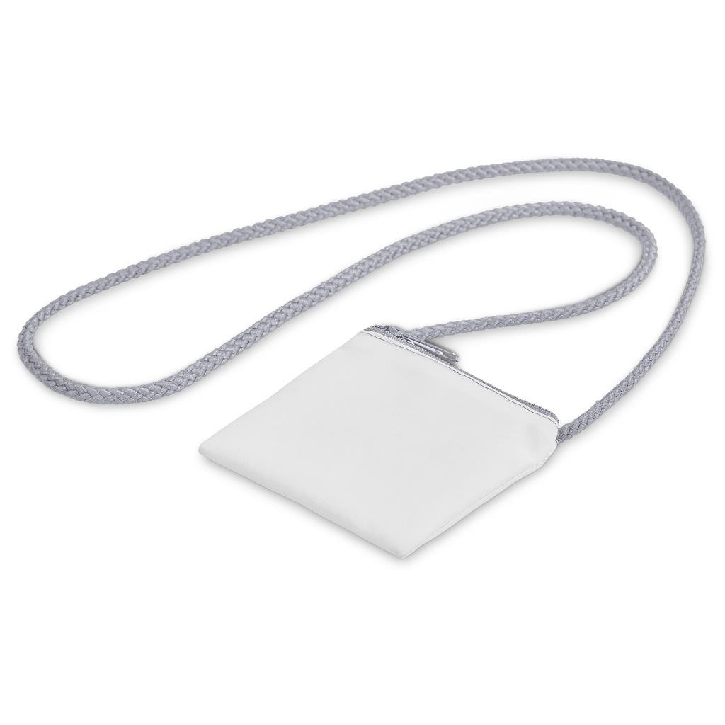 Custom Sani Tuck Money Neck Pouch GREY - Stationery,Custom School Accessories,Custom Accessories