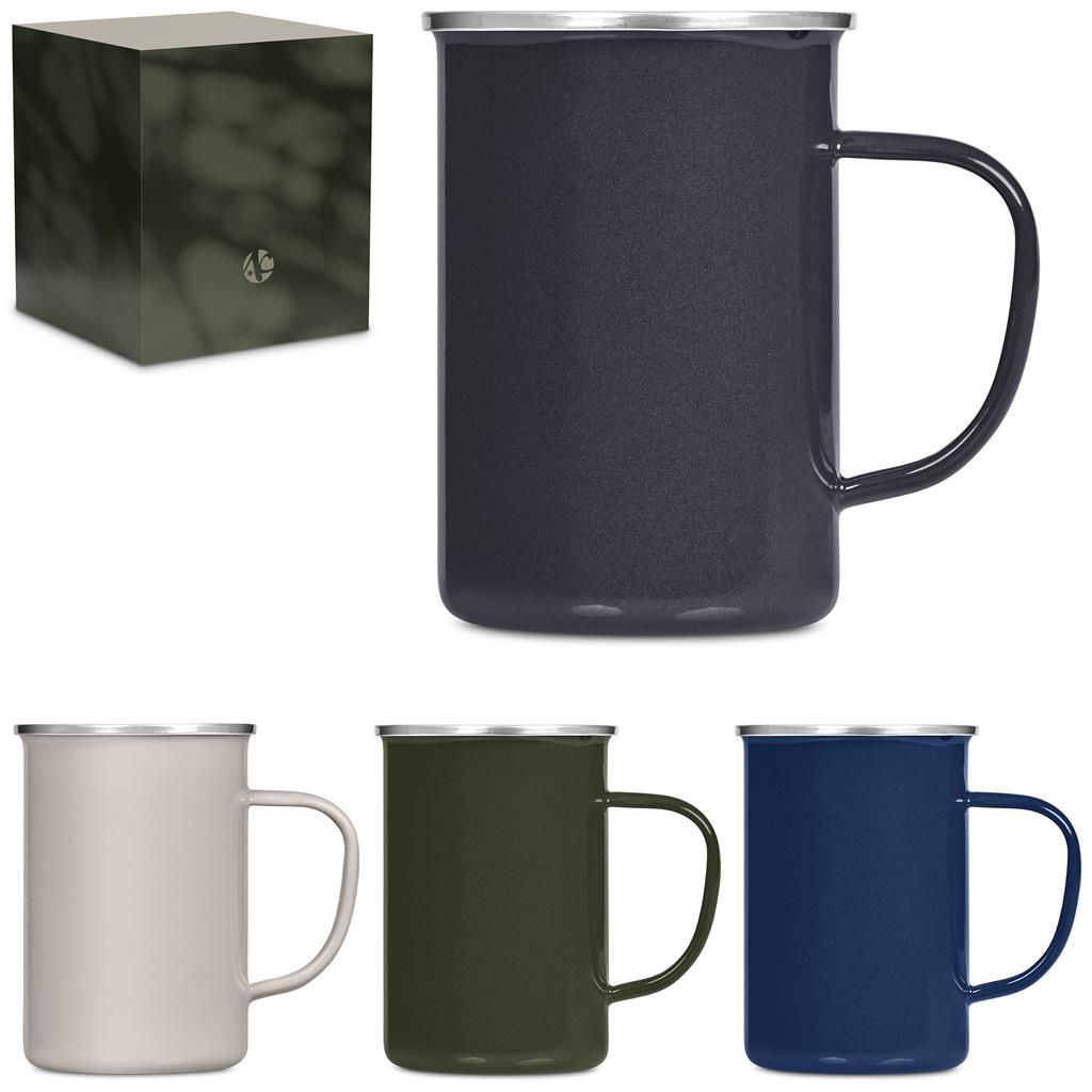 Satara Enamel Coffee Mug – 600ml - Drinkware,Mugs,Drinkware,Heritage Day