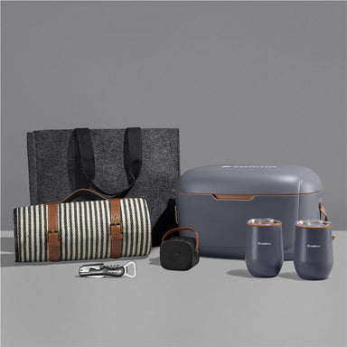 Serenity Set Hamper DARK GREY - Premium Hampers,Outdoor Hampers