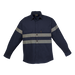 Shaft Safety Shirt Long Sleeve Navy / SML / Regular - High Visibility