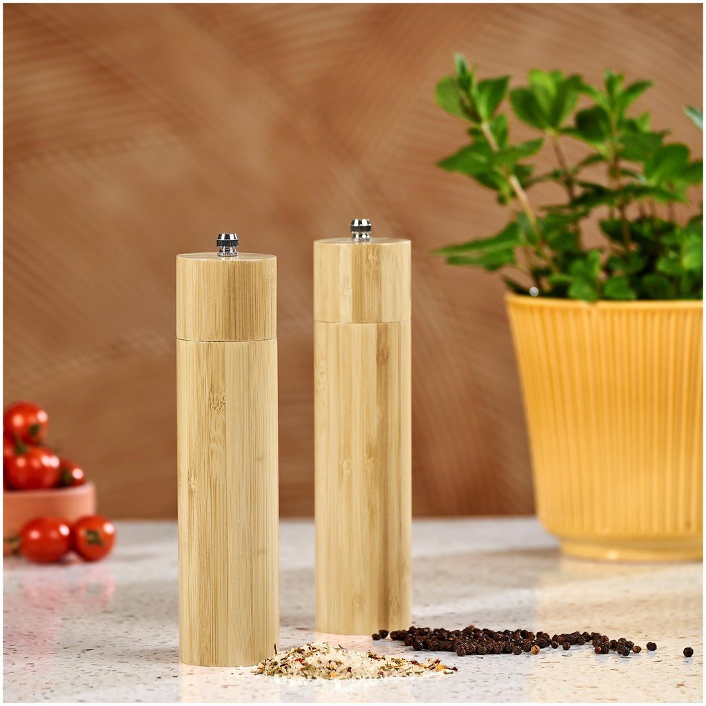 Shioki Bamboo Salt or Pepper Mill Natural / NT