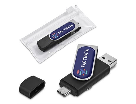 Shuffle Dome Flash Drive – 32GB - Silver / S