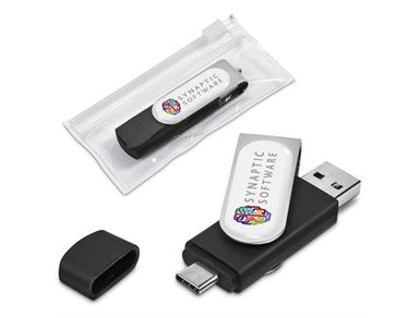 Shuffle Dome Flash Drive – 8GB / Silver / S