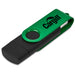 Shuffle Gyro Black Flash Drive – 32GB / Green / G