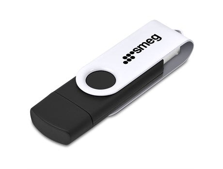 Shuffle Gyro Black Flash Drive – 8GB