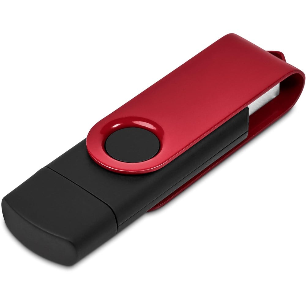 Shuffle Gyro Black Flash Drive – 8GB