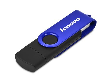 Shuffle Gyro Black Flash Drive – 8GB