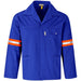 Site Premium Polycotton Jacket - Reflective Arms & Back - Orange Tape