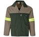 Site Premium Two-Tone Polycotton Jacket - Reflective Arms - Yellow Tape-