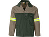 Site Premium Two-Tone Polycotton Jacket - Reflective Arms - Yellow Tape-