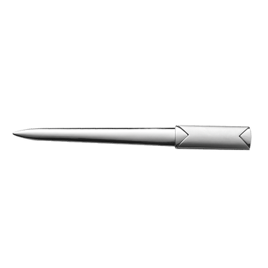 Sleek Design Metal Letter Opener Silver / STD / Last Buy - Office Accessories