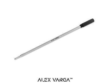 Alex Varga Slim Twist Ball Pen Refill-Pens-Black-BL