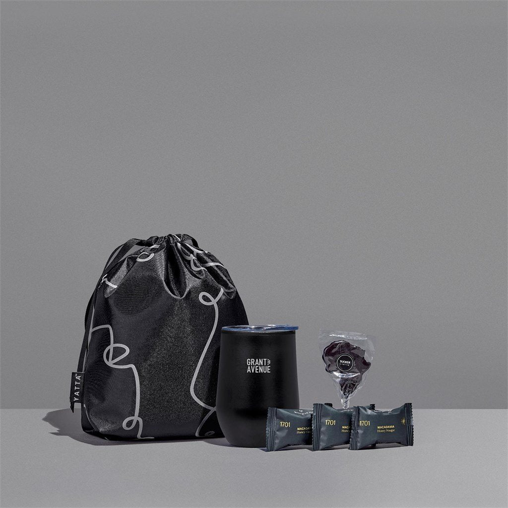 Snug Surprise Hamper BLACK - Desk Drop Hampers