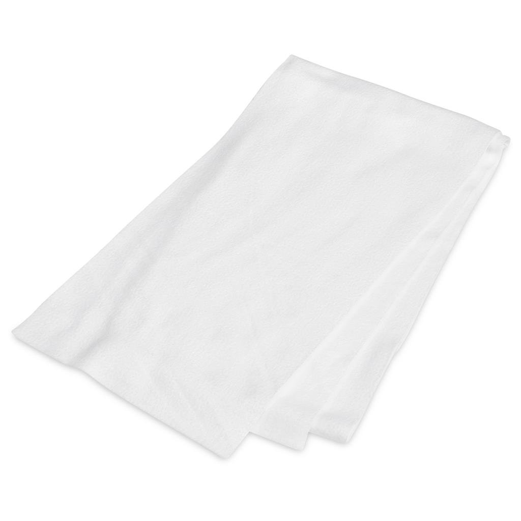 Custom Snuggle Polar Fleece Scarf - Double-Sided Branding BLACK - Beanies and Scarves,Custom Scarves