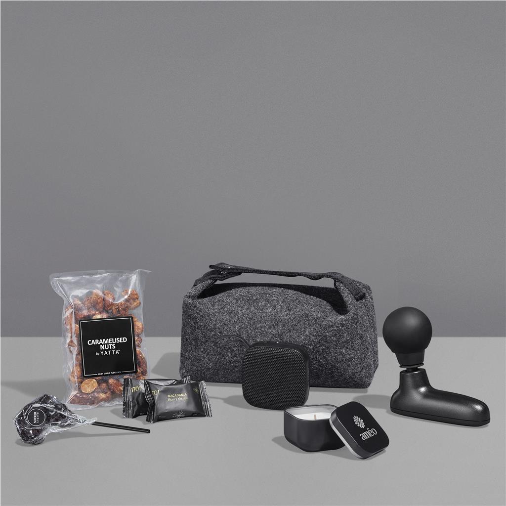 Soothing Splendor Hamper BLACK - Desk Drop Hampers,Unisex Hampers