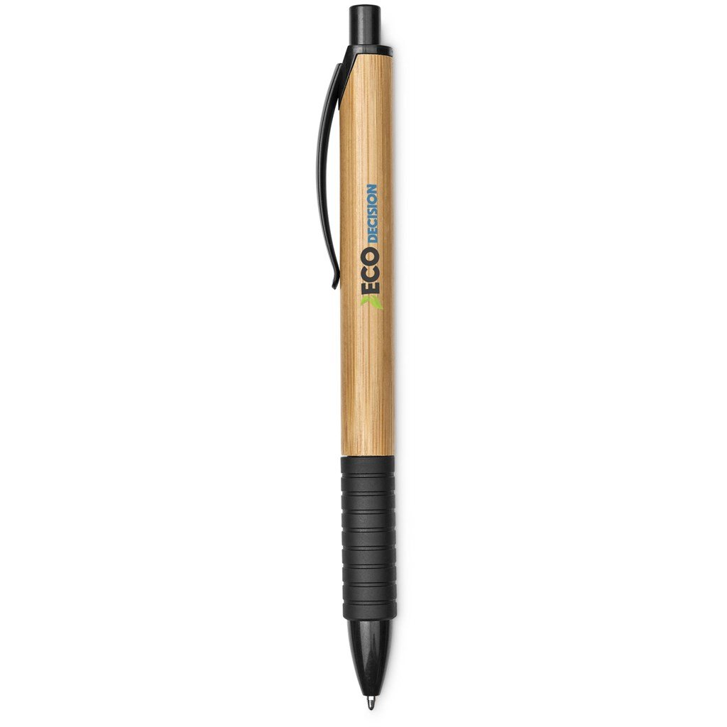 Sora Bamboo Ball Pen - Black - Pens