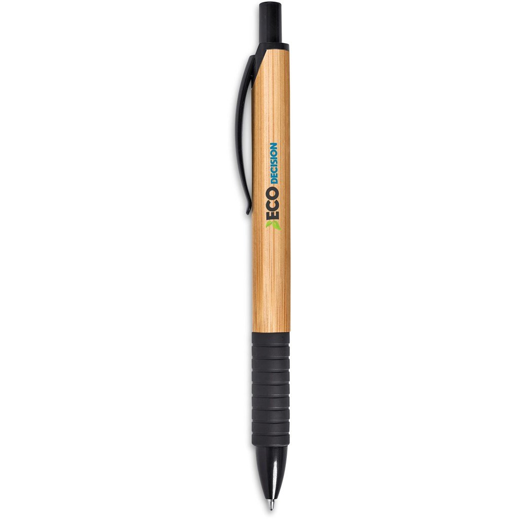 Sora Bamboo Ball Pen - Black - Pens