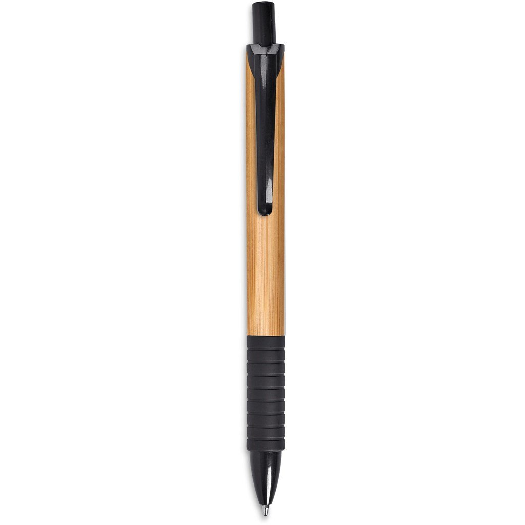 Sora Bamboo Ball Pen - Black - Pens