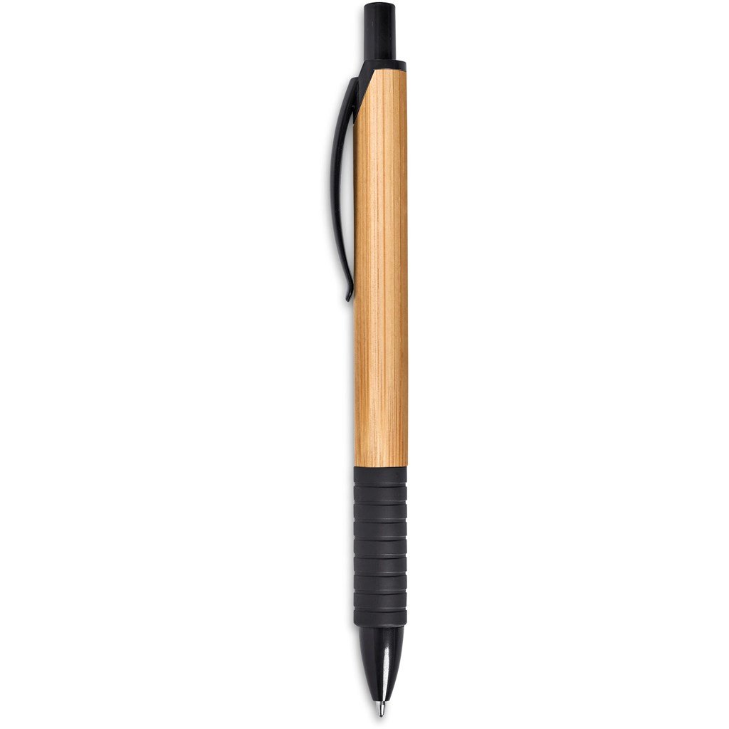 Sora Bamboo Ball Pen - Black - Pens