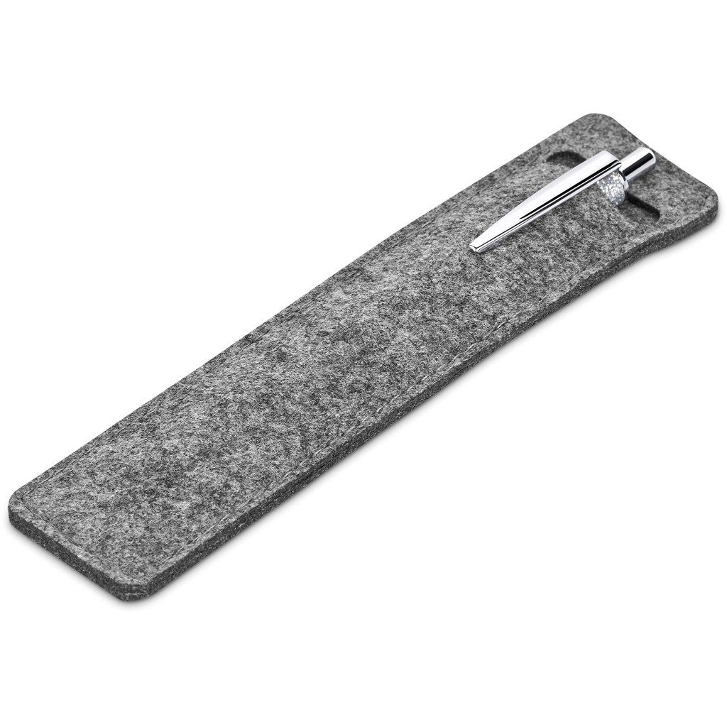 Sparkle Ball Pen In Felt Pouch Grey / GY