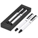 Stanza Ball Pen & Rollerball Set SOLID WHITE - Sets,Writing Instruments