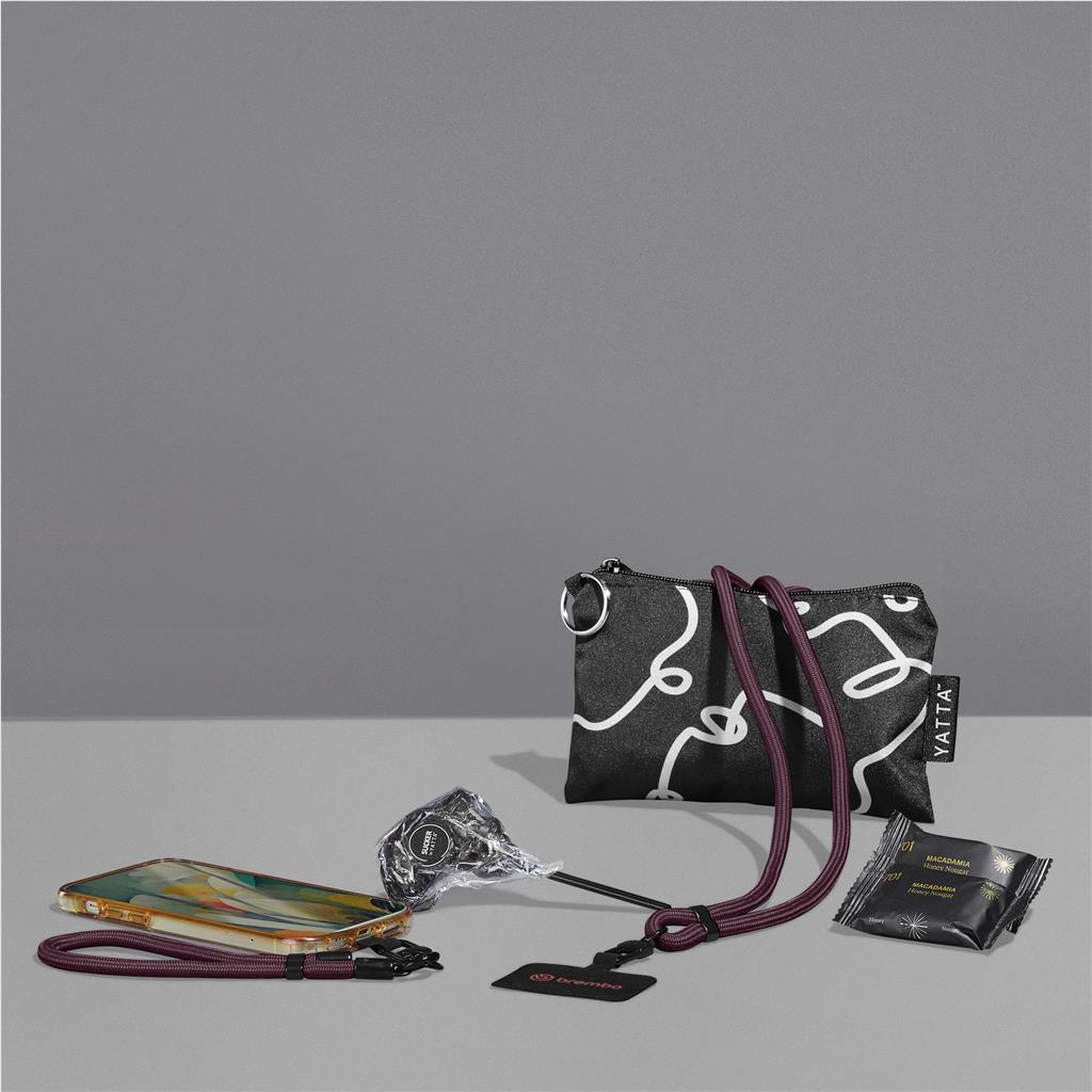 Strap & Stash Hamper MAROON - Desk Drop Hampers