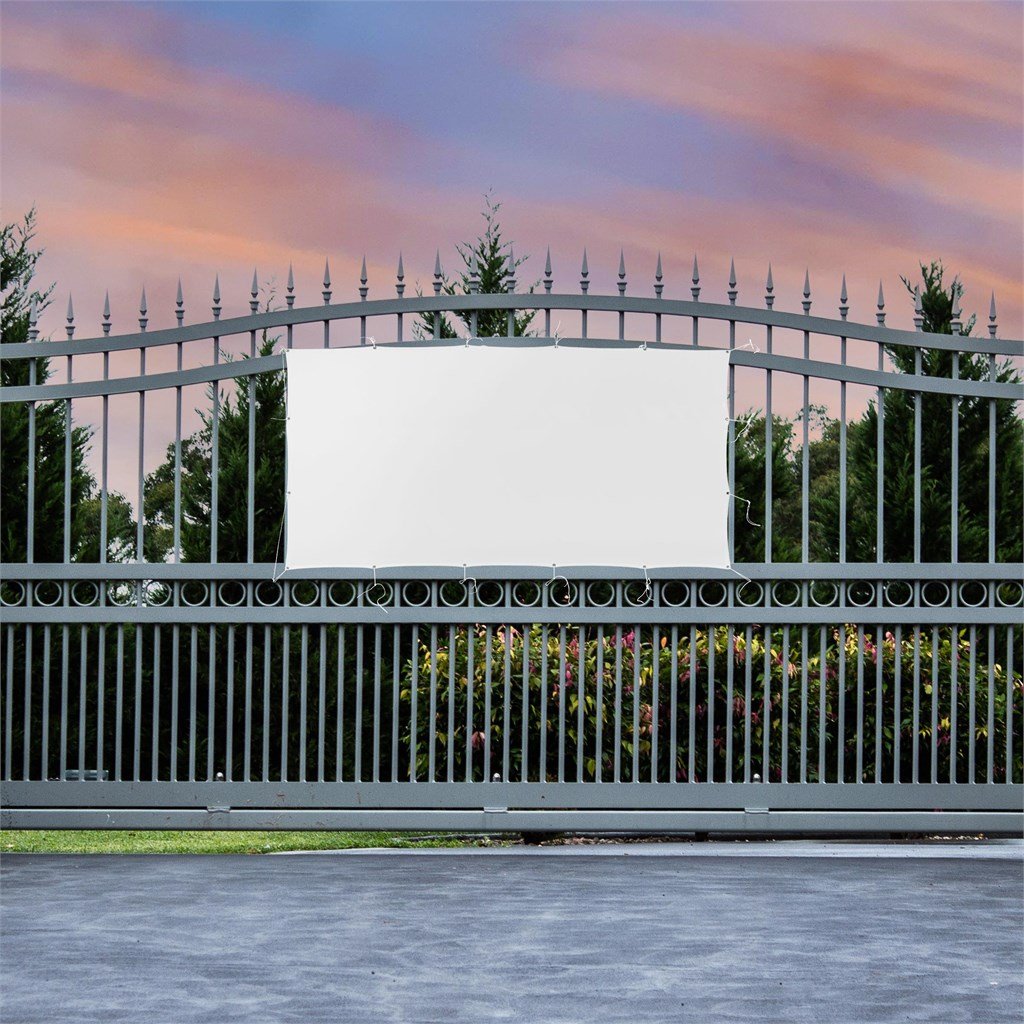 Sublimated Display Fabric Banner 2.45m x 1.2m - Fence Banners