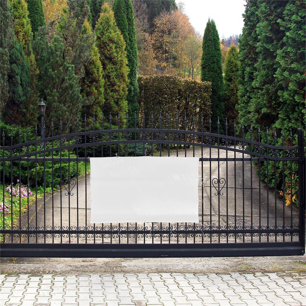 Sublimated Display Fabric Banner 2m x 1.2m - Fence Banners