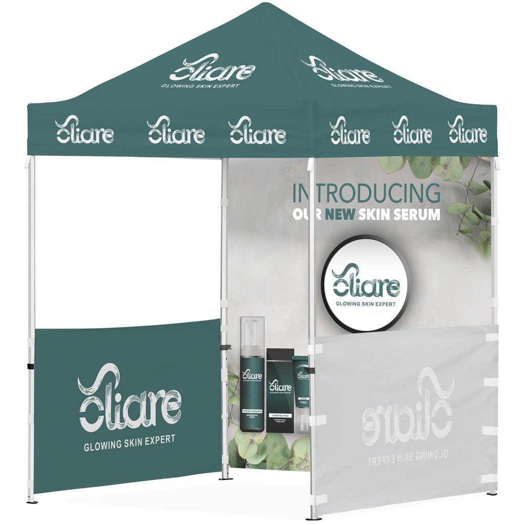 Sublimated Gazebo 2metre x - 2 Half-Wall Skins - 1 Full-Wall Skin - Canopies & Gazebos