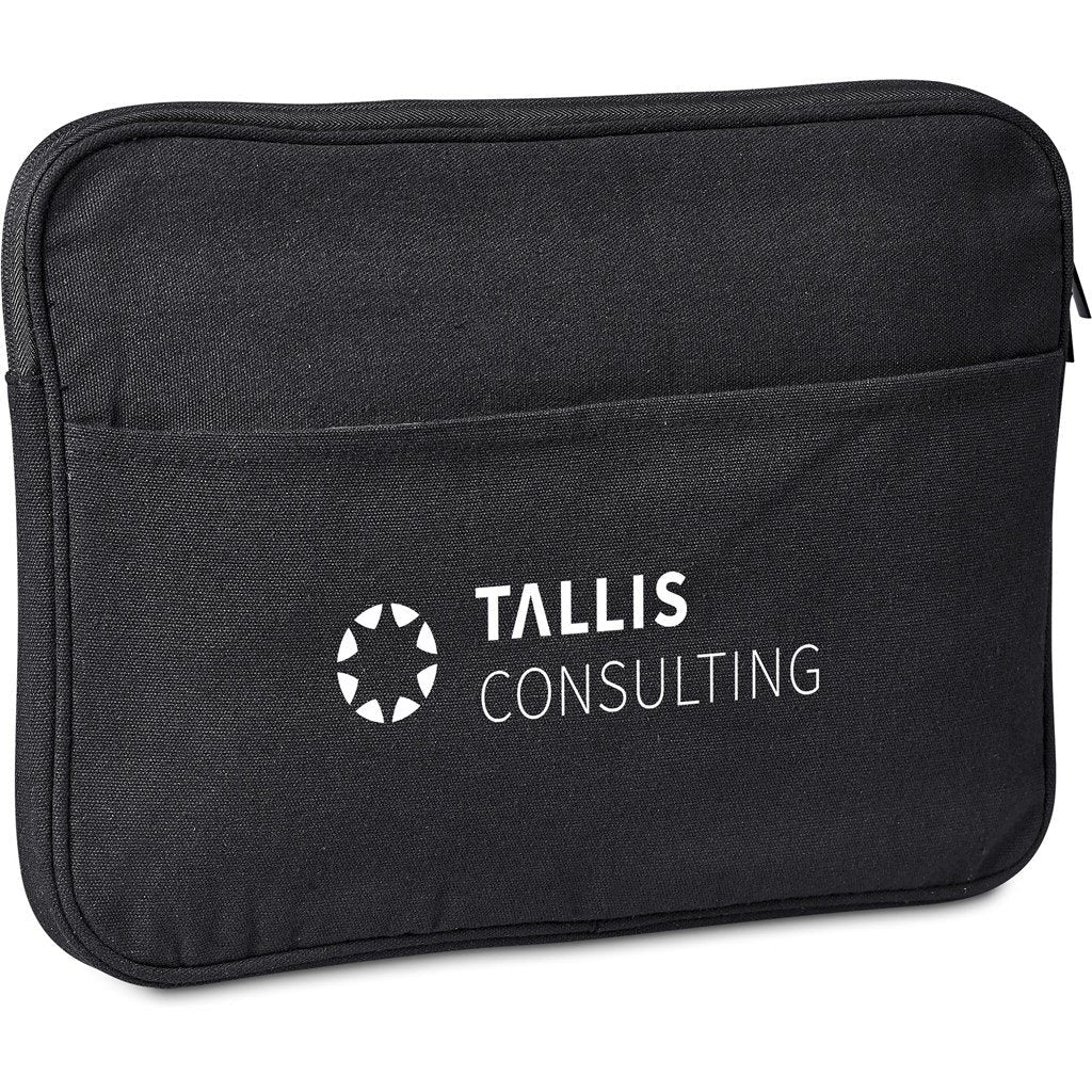 Suri Recycled Cotton Laptop Sleeve BLACK - Sleeves,Cotton Products,Ideas for Work,Bags