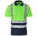 Surveyor Two-Tone Hi-Viz Reflective Golf Shirt-Shirts & Tops