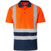 Surveyor Two-Tone Hi-Viz Reflective Golf Shirt - Shirts & Tops