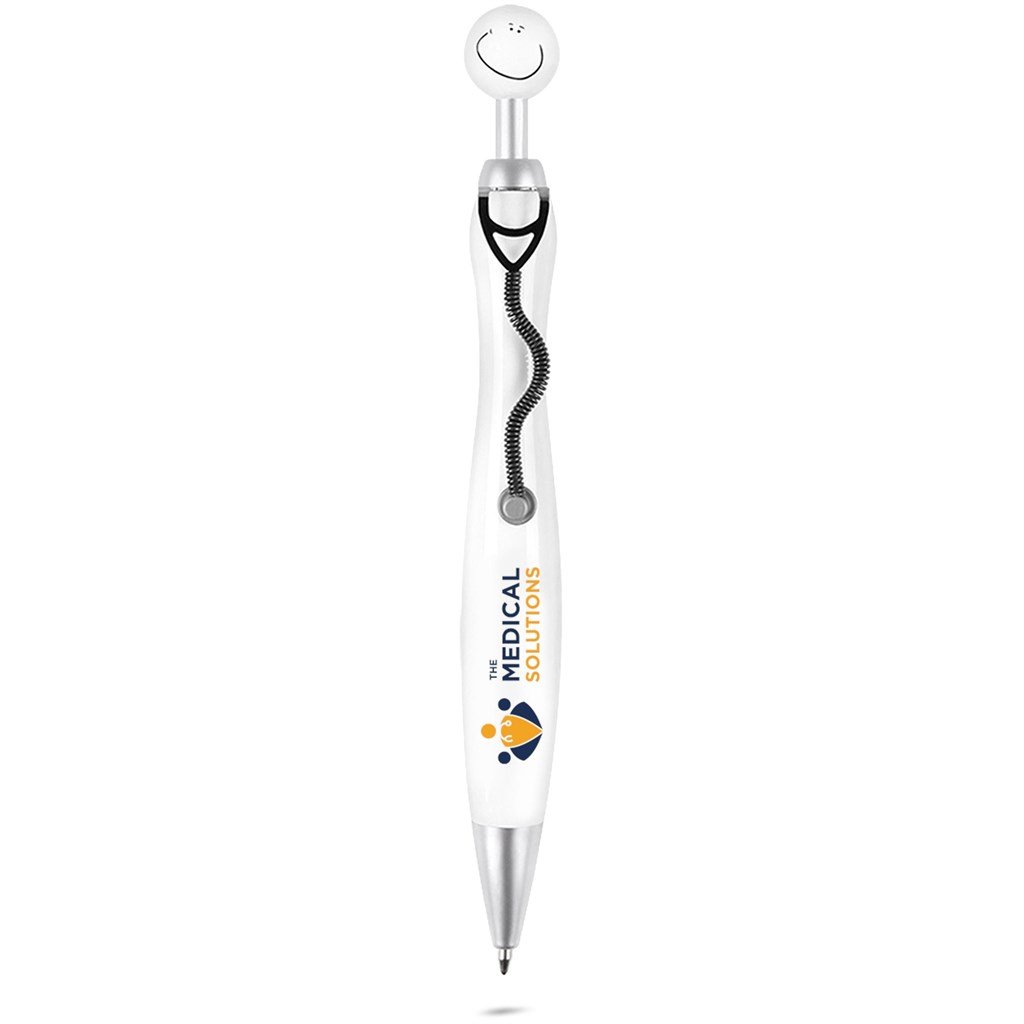 Swanky Doctor Ball Pen - Solid White