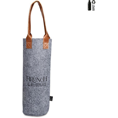 Tahada RPET Felt Wine Tote GREY - and Glassware,Recycled PET Products,Home Living,Recycled Home Living