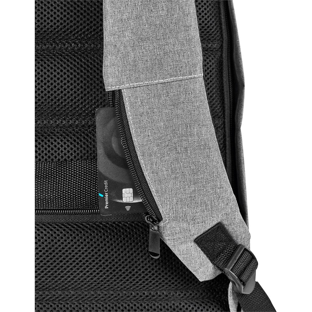 Tallinn Anti-Theft Recycled PET Laptop Backpack GREY - Bags,Laptop Backpacks,Recycled Products,Ideas for Work,Recycled Bags,Bags