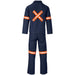 Technician 100% Cotton Conti Suit - Reflective Arms Legs & Back - Orange Tape