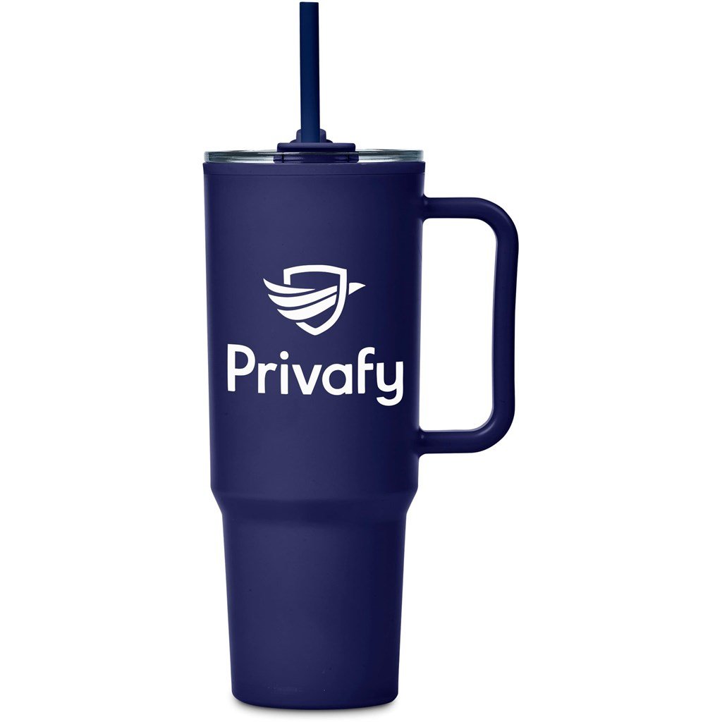 Texas Plastic Double-Wall Mug – 1.2 Litre NAVY - Travel Mugs and Tumblers,Ideas for Summer,Drinkware