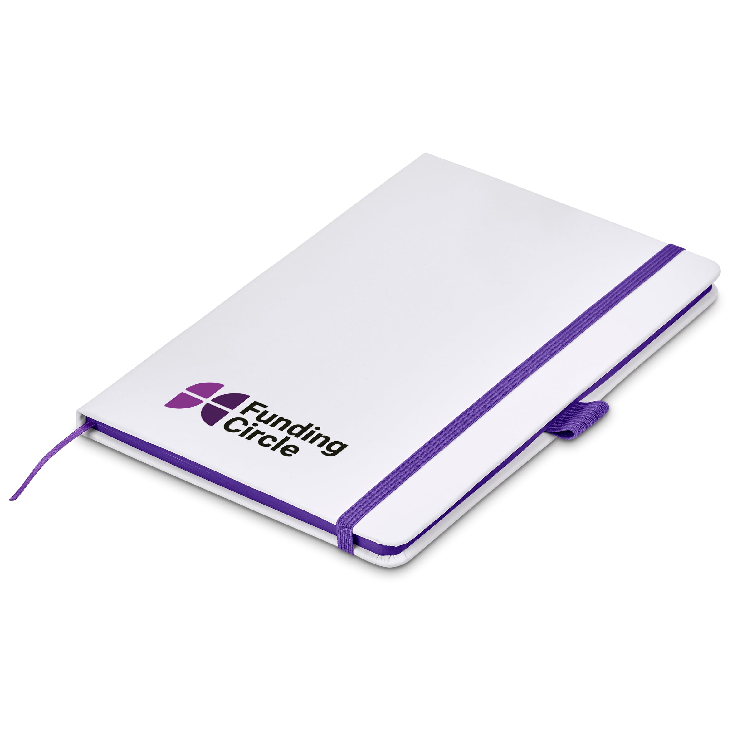 Thunder Colour A5 Hard Cover Notebook Purple / P