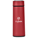 Tiesto Glass & Plastic Double-Wall Water Bottle - 400ml Red / R