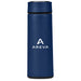 Tiesto Glass & Plastic Double-Wall Water Bottle - 400ml Navy / N