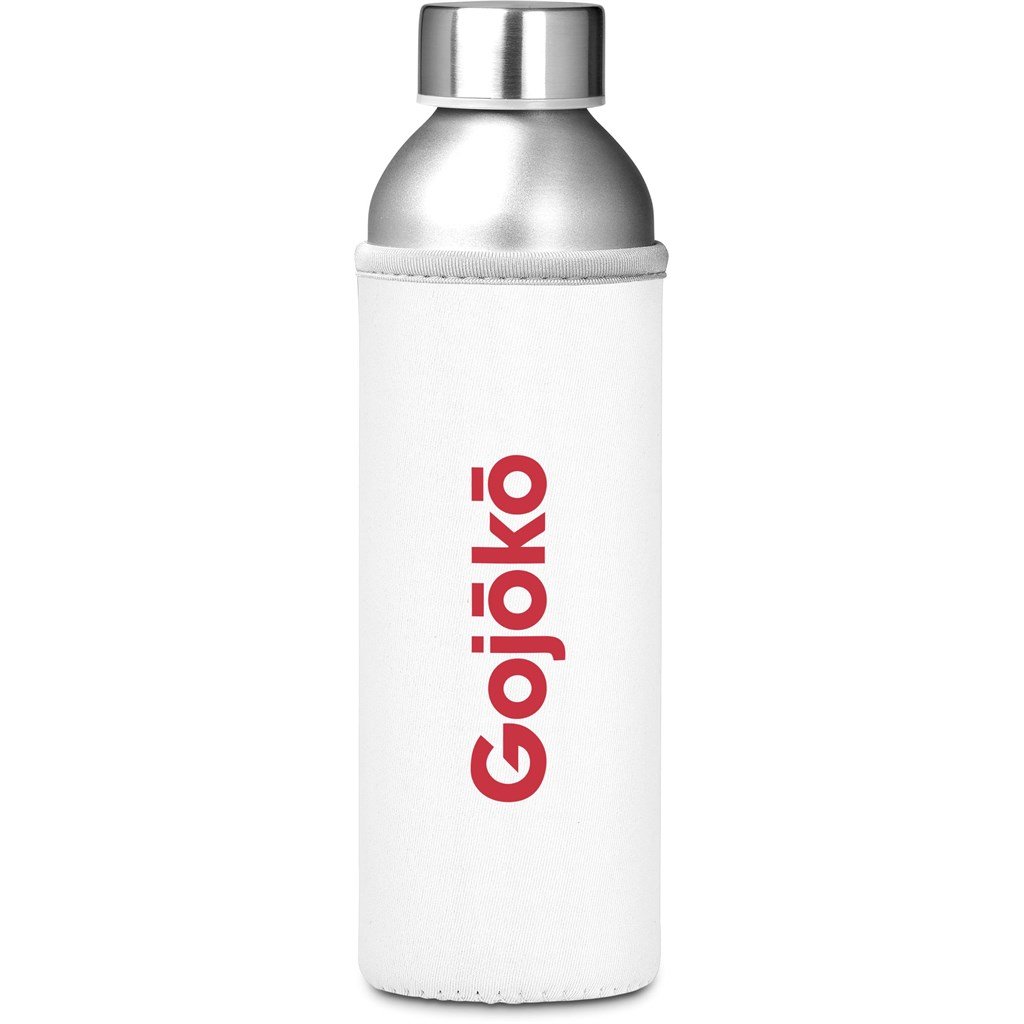 Tosla Recycled Aluminium Water Bottle - 650ml SOLID WHITE - Bottles,Recycled Drinkware
