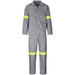Trade Polycotton Conti Suit - Reflective Arms & Legs - Yellow Tape 32 / GREY