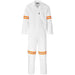 Trade Polycotton Conti - Suit Reflective Arms Legs & Back - Orange Tape 32 / WHITE