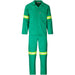 Trade Polycotton Conti Suit - Reflective Arms Legs & Back - Yellow Tape 32 / GREEN